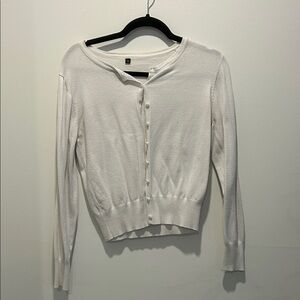 Elegant White Button-Up Women's Top